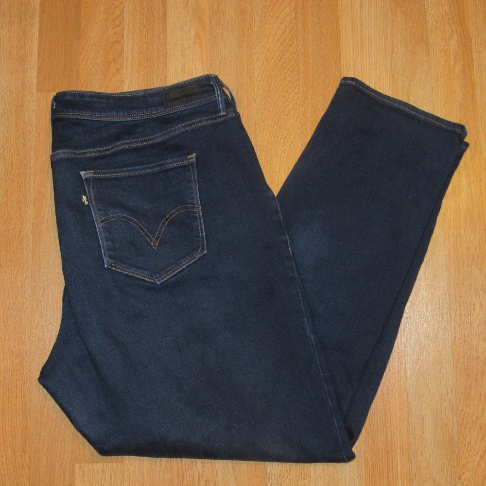 Womens Levi's Black Tab 512 Skinny Jeans / Plus Size 24W